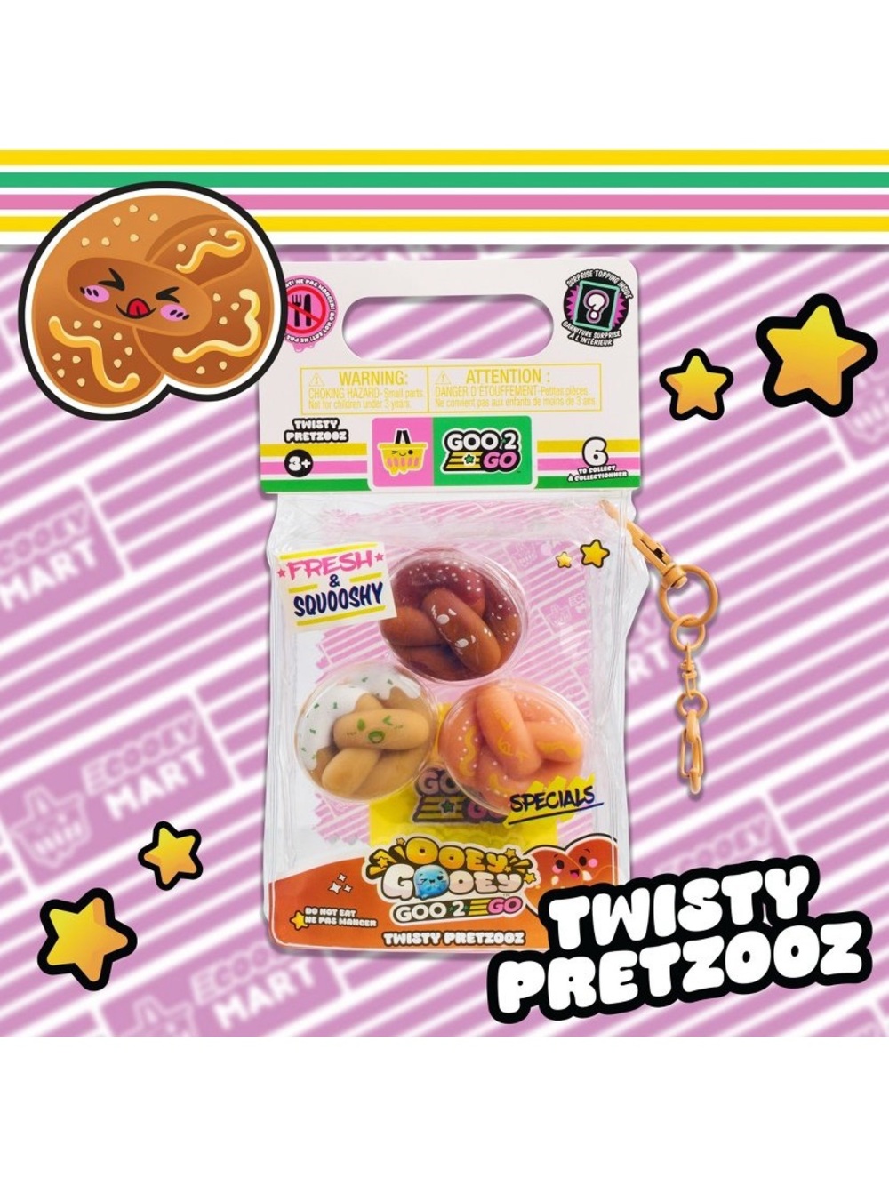 Just Play Ooey Gooey Gooey Mart
Sidekick Goo 2 Go, Twisty Pretzooz 🥨
